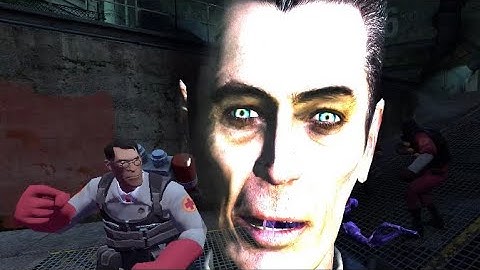 a Lambda Fortress Playtest where G-Man giving Heavy a speech