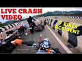 7 Bikes Crash Together LIVE Accident on Ride | Group Ride Gone Wrong 😢😲