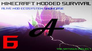 Modded Minecraft Lets Play (Ep. 6) | No Commentary | Alive Mod Ecosystem Play Through