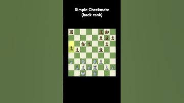 Back Rank Checkmate by 1300 😱😱😱