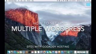 how to set up multiple wordpress sites with godaddy hosting