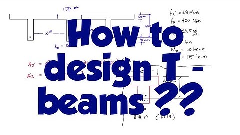 R.C. Design - - Design of T - Beam - - TAGALOG