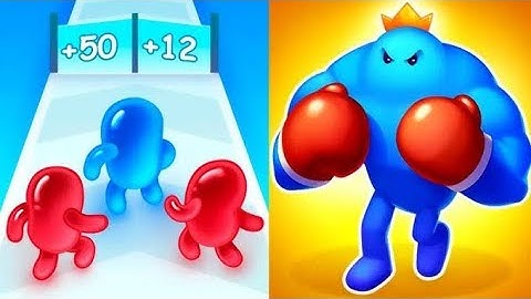 Max Levels Join Blob 3D Vs Punchy Race 3D🤩😍🥰😘😍All New Max Update Mobile Gameplay WE21