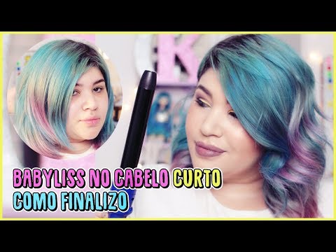 💙 BABYLISS NO CABELO CURTO Como finalizo [Sapphire Irresistible Me]