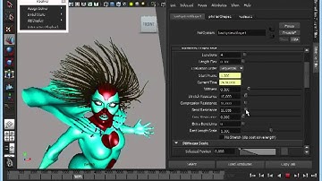 Maya tutorial: Add dynamic movement to cloth and hair, Part 7