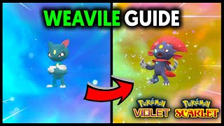 HOW TO EVOLVE SNEASEL INTO WEAVILE ON POKEMON SCARLET AND VIOLET
