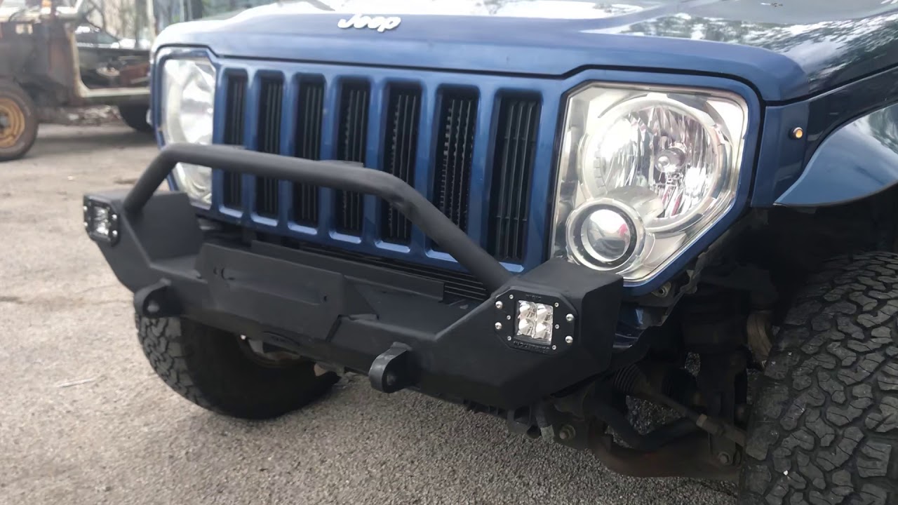 Actualizar 44+ imagen jeep liberty with wrangler bumper