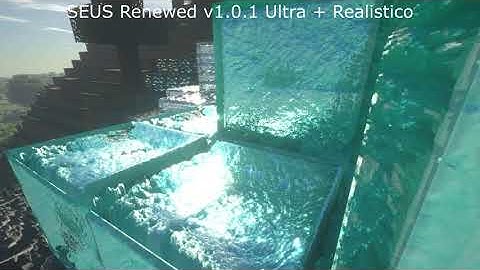 MINCRAFT GRAPHICS  ORIGINAL VS SEUS Renewed v1 0 1