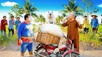 Capybara và bà - Capy cùng Siêu Nhân báo bà làm rớt BAO BỘT khổng lồ xuống SÌN #capybara