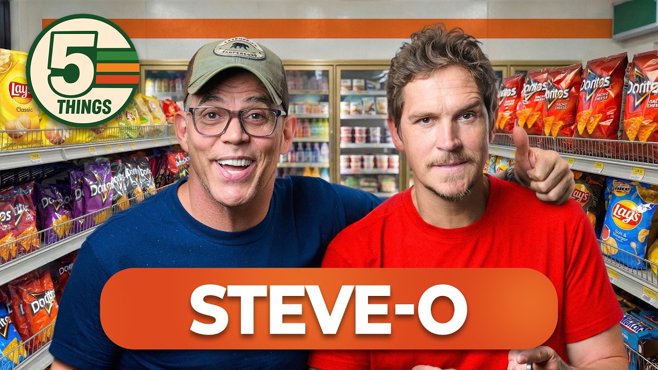 Steve-O Drinks Mustard & Reveals His 5 Favorite Snacks