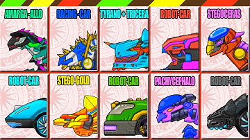 Dino Robot Dino Corps Recolor 08 - Game Lắp ráp robot Khủng long chiến đấu Đặc Biệt 8