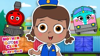 Engine Finger Family | Mother Goose Club Nursery Rhyme Cartoons