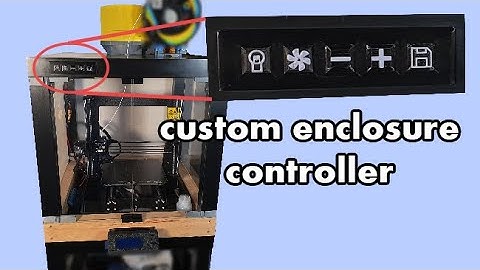 IKEA Lack 3D Printer Enclosure Controller Mod (Fan + Lights)