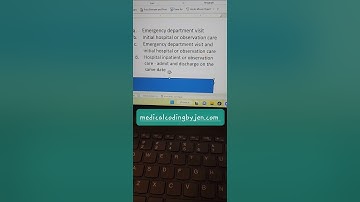 2023 CPT ED vs Observation guidelines medical coding practice question AAPC AHIMA NAH tips
