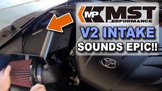 GR Supra Gets MST V2 Intake | A90 Install And Turbo Sounds!!