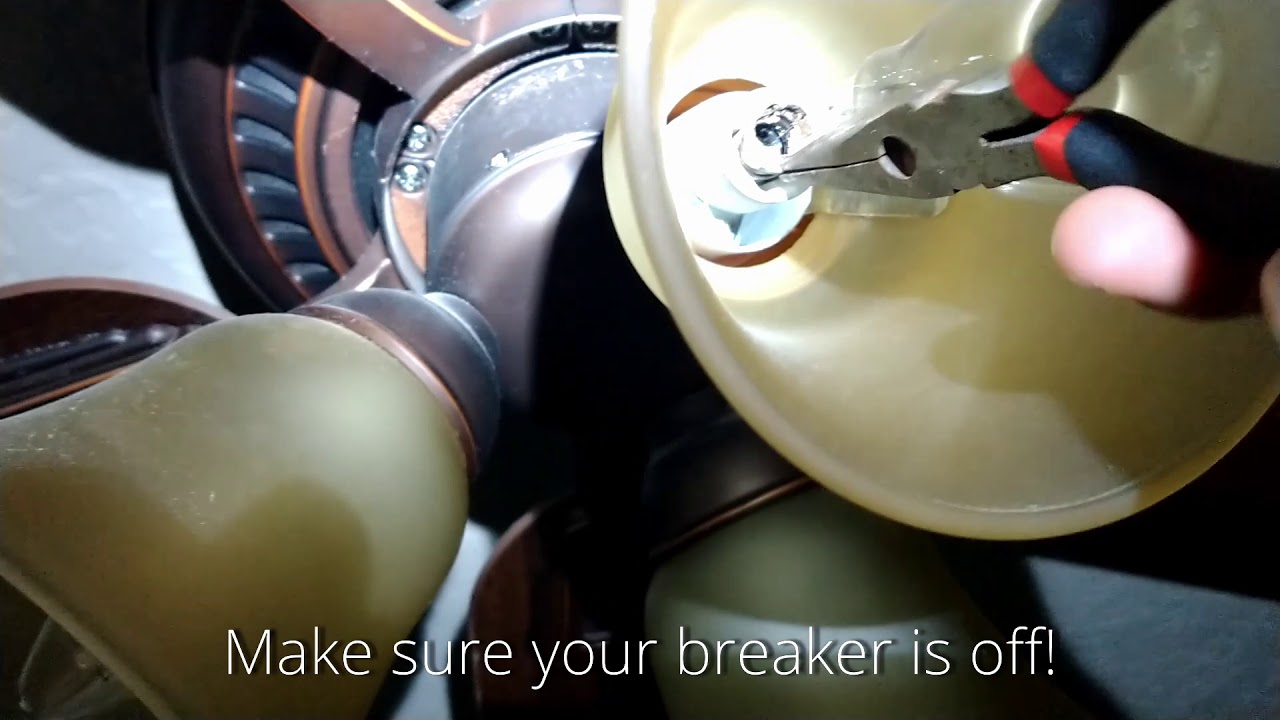 How To Remove A Broken Lightbulb Ceiling Fan You Remove A Broken Lightbulb Ceiling Fan, How To Get A Broken Bulb Out Of Ceiling Fan