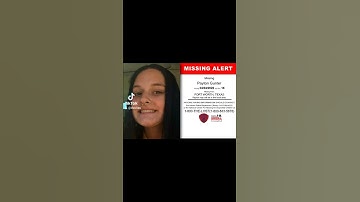 MISSING ALERT Payton Gunter Missing 04/04/2022 Age Now 16
