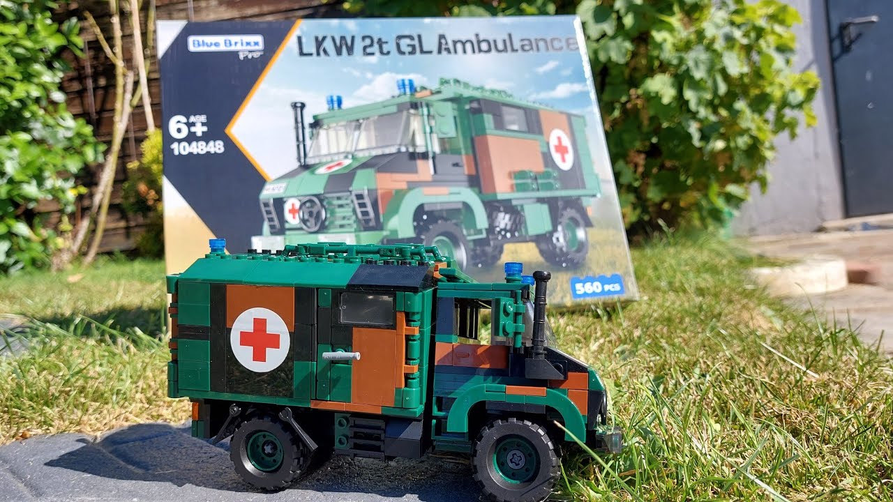 BlueBrixx Pro LKW 2Tonner GL Sanitäts-Unimog. Lange mussten wir auf ein Bundeswehr Set warten  😁👍