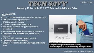 Samsung T7 2TB Portable SSD Review – Best Fast External SSD in 2026?