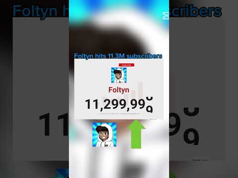 Foltyn hits 11.3M subs #foltyn #caylus #kreekcraft #steak #roblox #stealabrainrot #subscribe