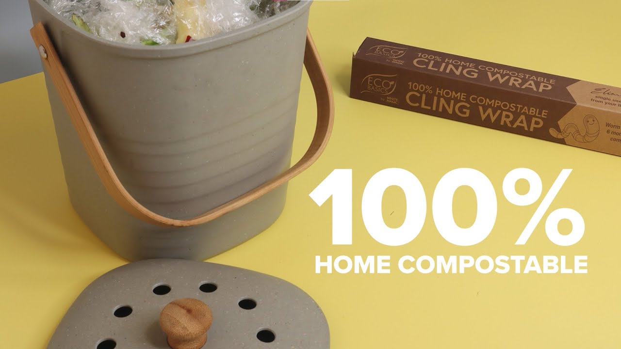 Compostable Cling Wrap | Clear | Made by EcoSafe®