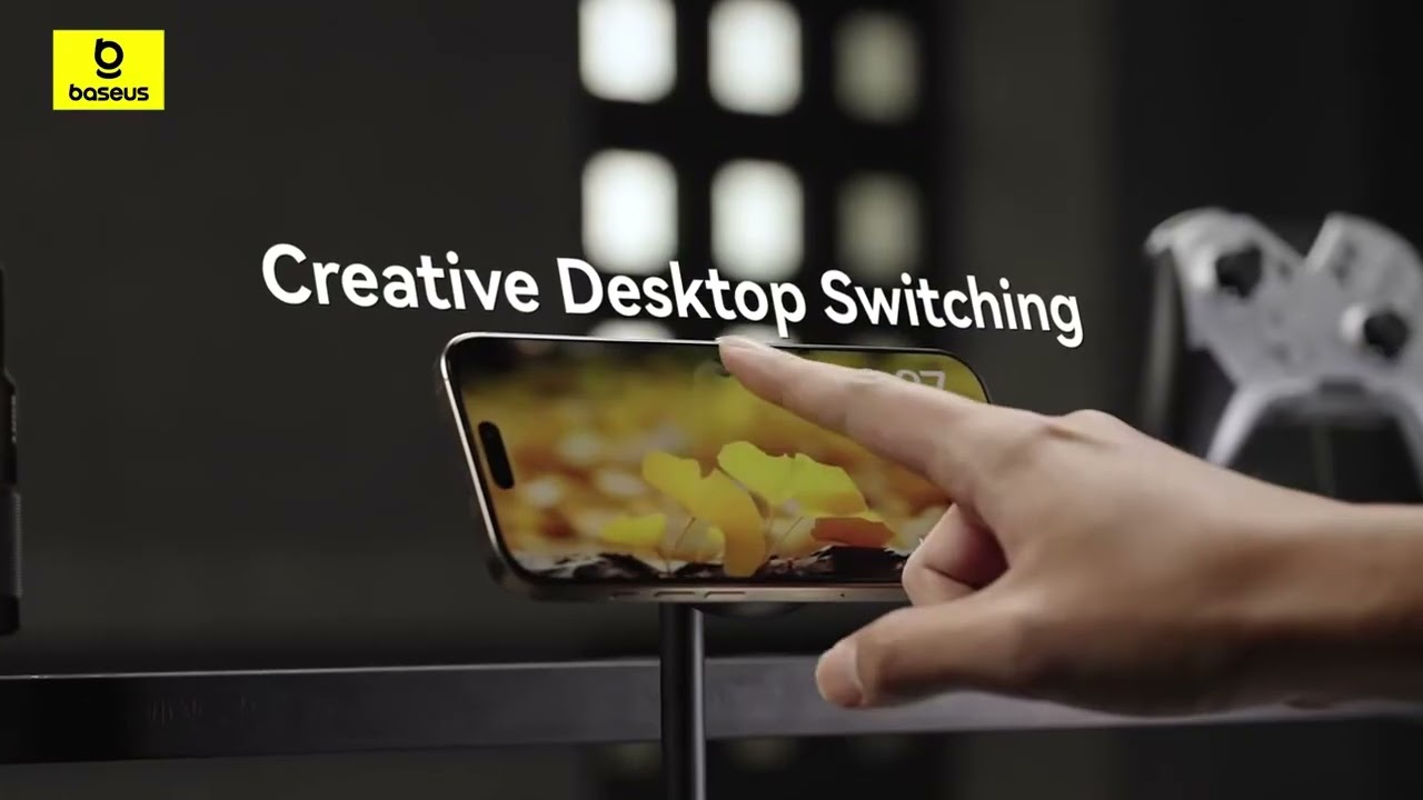Baseus 3 in 1 Wireless Charger Stand.