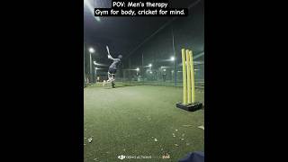 POV: Men’s therapy 🏏Bad day, one good shot… everything resets.