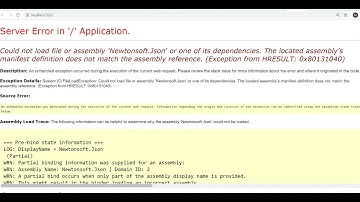 Could not load file or assembly in Visual Studio ( Solve )