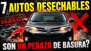 7 AUTOS DESECHABLES!