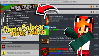 🦊COMO COLOCAR MODS/ADDONS NO MINECRAFT DE CELULAR! SEM ERRO🦊