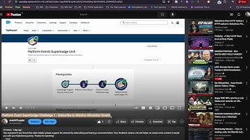 Platform Events Superbadge Unit Challenge 1 and Part 2