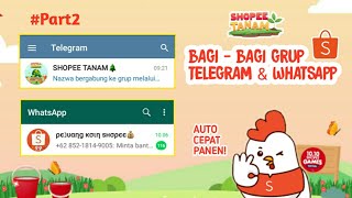 Download Lagu BAGI - BAGI GRUP TELEGRAM \u0026 WHATSAPP SHOPEE TANAM - PART 2 MP3