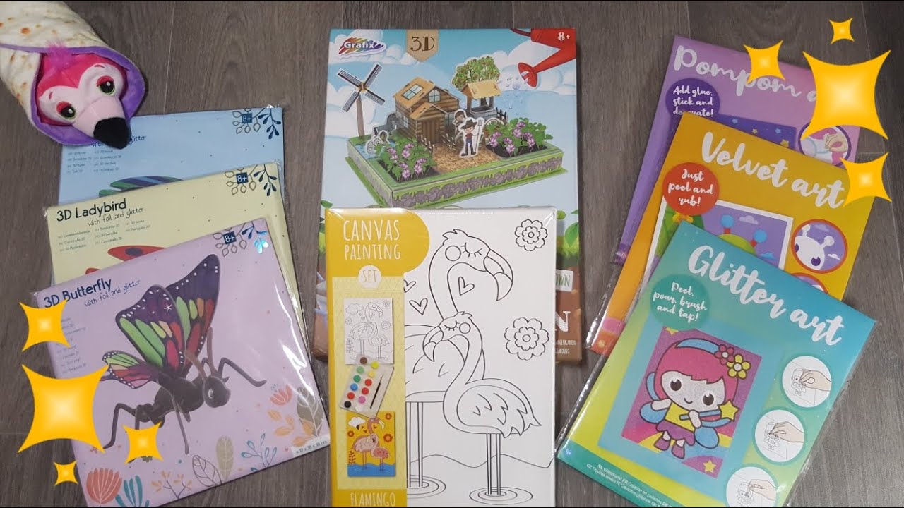 #7 XXXL ACTION HAUL 😍 Bastelwahn 😍 Bastelsets für Kinder und Erwachsene