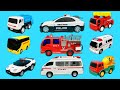 はたらくくるまを救出せよ！ 大きな消防車 救急車 パトカーが出動！Big fire truck ambulance police car dispatched!
