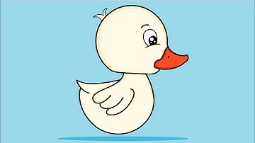 How to draw cute Duck in MS Paint