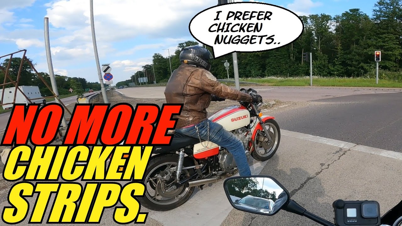 WATCH THIS VIDEO If you want to get rid of your CHICKEN STRIPS. Moto Vlog YouTube