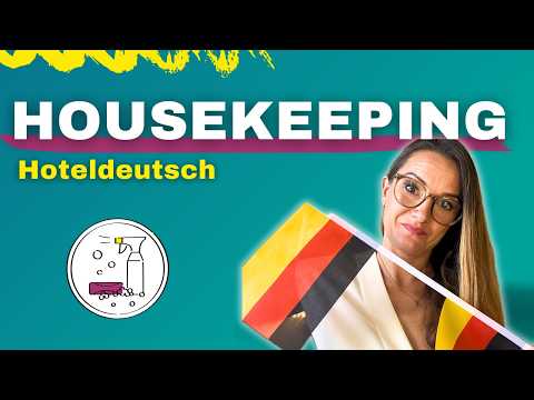 Deutsch im Hotel 🇩🇪🛎️ Wortschatz und wichtige Sätze für Housekeeping im Hotel  #deutschlernen