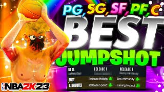 BEST JUMPSHOTS FOR EVERY BUILD IN NBA 2K23 - BEST SHOOTING SECRETS & SETTINGS - 100% GREENLIGHTS