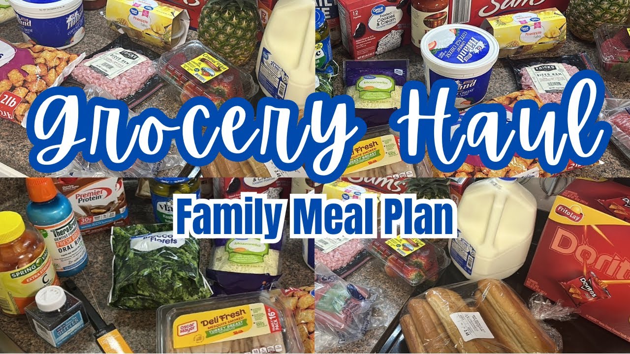 WEEKLY GROCERY HAUL + MEAL PLAN || Groceries on a Budget - YouTube
