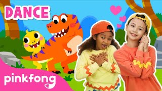 [4K] Baby T-Rex | Dance Along | Kids Rhymes | Let's Dance Together! | Pinkfong Songs