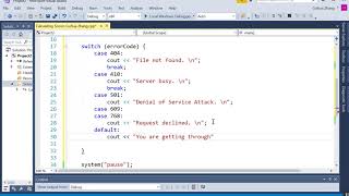 Chapter 3 Switch Statement