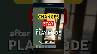 Play Mode doesn’t reset material changes!