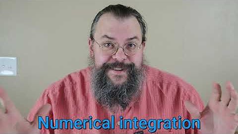 Calculus 2 -- Numerical integration -- Overview