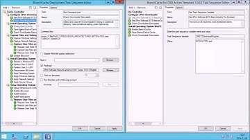 Customizing Task Sequences with BranchCache for OSD Components