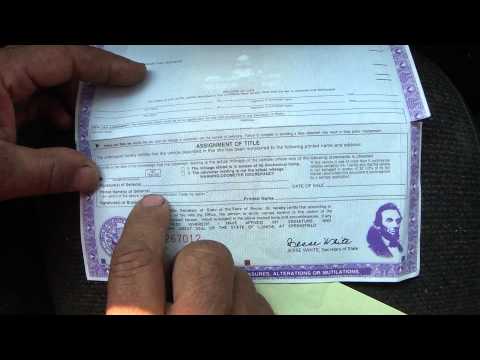 How To Transfer A 1995 Car Title In Illinois - He Did Work For A Ford Explorer - Part 6