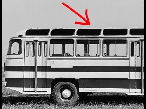 Зачем в СССР на автобусе ПАЗ-672 на крыше делали окна?