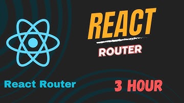 React Router Complete Course in 3 hours React 18 - react18