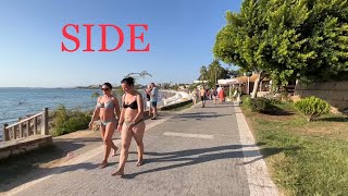 SIDE PROMENADE & Beach TÜRKIYE #side #turkey #beach