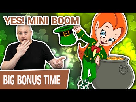 🍀 YES! MINI BOOM on Lucky Leprechaun ➕ Crystal Star Deluxe HIGH-LIMIT Slot Action