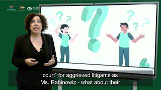 Access to Justice - Dr. Hadas Cohen